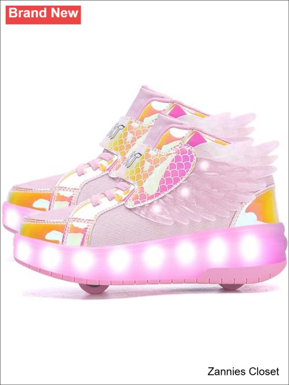 ✨ LED Light Up Roller Shoes USB Rechargeable Skate Sneakers for Boys Girls Kids
